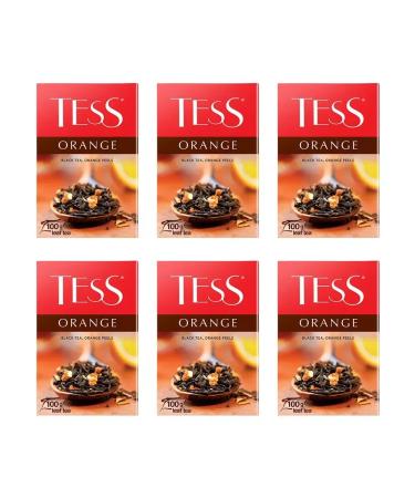TESS Black tea Orange 100 g 6 pcs