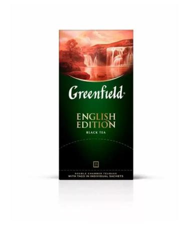Greenfield Black tea English Edition 25 PAK 2 g - Buy Online on GoSupps.com