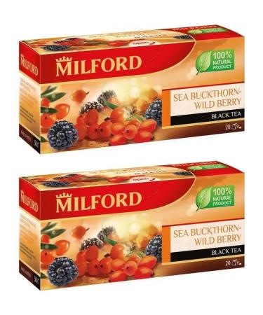 Milford Tea black sea buckthorn berries 2 U to 20 bags