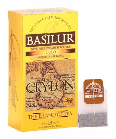 Basilur Tea island "Golden" 25 bags 2 g - Buy Online on GoSupps.com