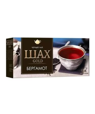 Shah Black tea Gold Bergamot 2 U to 25 PAC - Buy Online on GoSupps.com