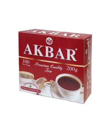 AKBAR Black tea Red & White 100 pak x 2 g