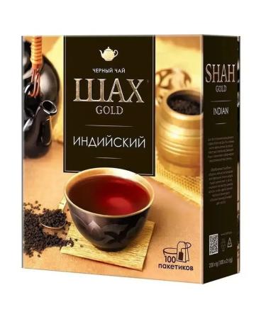 Shah Black tea Indian Gold 2 packages of 100 bags - Buy Online on GoSupps.com