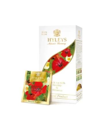 HYLEYS Black tea with rosehip and frame 25 bags