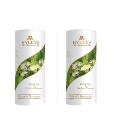 HYLEYS Black tea with linden flowers 2 pieces of 100 g