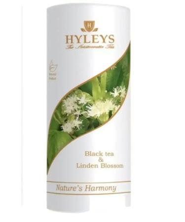 HYLEYS Black tea with linden flowers 2 pieces of 100 g - Buy Online on GoSupps.com