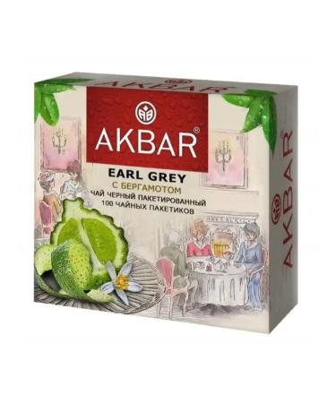 AKBAR Earl Grey tea black with bergamot - Buy Online on GoSupps.com