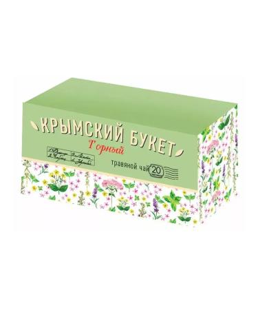 CRIMEAN BOUQUET Herbal Mountain Tea 2 packs of 20 bags - Buy Online on GoSupps.com