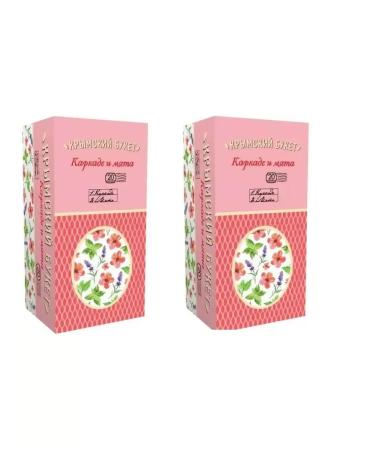 CRIMEAN BOUQUET Kramade and mint tea 2 packages of 20 bags