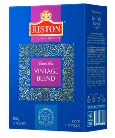 RISTON Black tea vintage Blend large -leaf 2 units at 100 grams - Buy Online on GoSupps.com