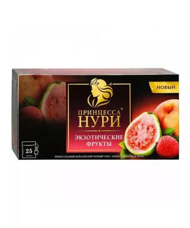 Princess Nuri Tea black exotic fruits 25 packs of 1.5 g