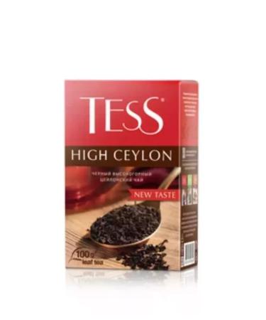 TESS Tea black leaf High Ceylon 100 gr. - Buy Online on GoSupps.com