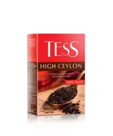 TESS Tea black leaf High Ceylon 100 gr. - Buy Online on GoSupps.com
