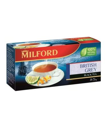 Milford Black Grey Black Tea 2 U to 20 Bags - Buy Online on GoSupps.com