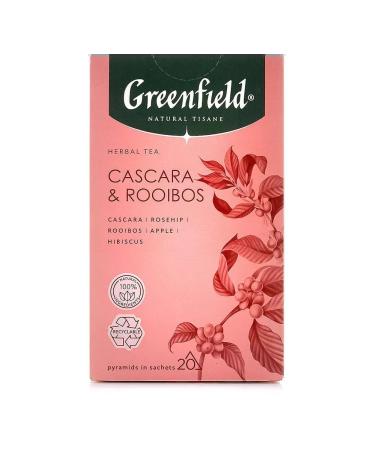 Greenfield Tea of herbal tisane cascara rooibos 20 pak 18 g