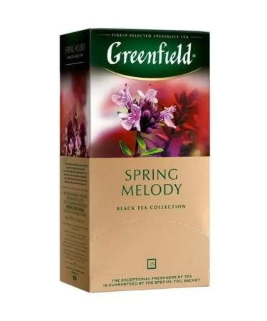 Greenfield Black tea Spring Melody 2 U to 25 bags - Buy Online on GoSupps.com