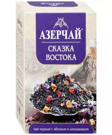 Azerchay Black tea with apple and rosehip 90 grams