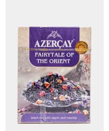 Azerchay Black tea with apple and rosehip 90 grams - Buy Online on GoSupps.com