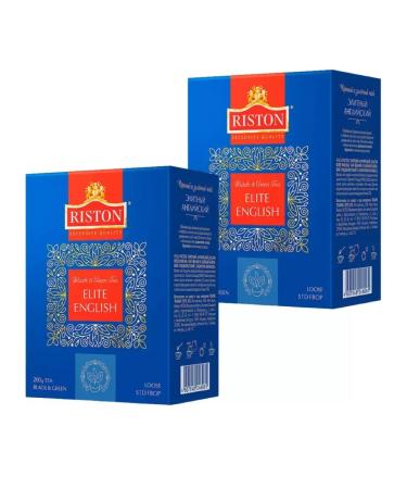 RISTON Black and Green Tea English Elite 2 U to 200 G