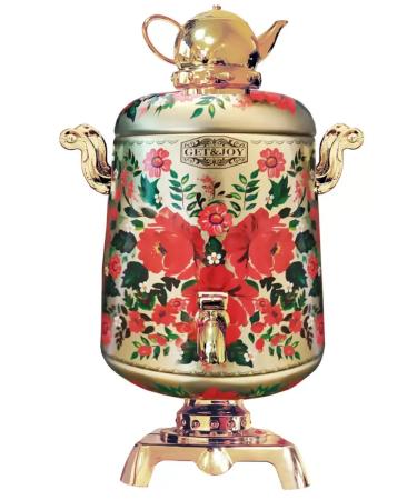 GET&JOY Tea black samovar painted gold 75 gr - Buy Online on GoSupps.com