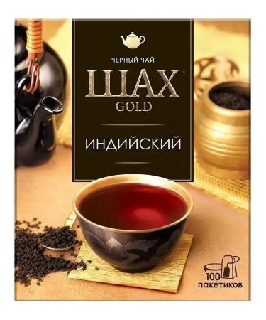 Shah Black tea Indian Gold 100 bags of 2g