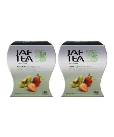 Jaf Tea Green tea with kiwi and strawberries 100 g 2 packages