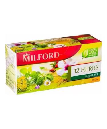 Milford Herbal tea 12 herbs 20 pack