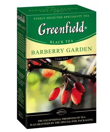 Greenfield Black tea Barberry Garden 100 g 1 pcs