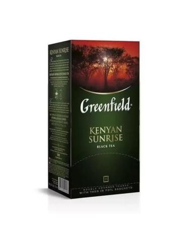 Greenfield Black tea Kenyan Sunrise 2 U to 25 bags - Buy Online on GoSupps.com