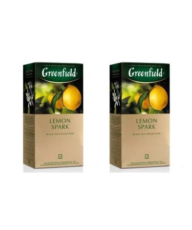Greenfield Black tea Lemon Spark 25 bags