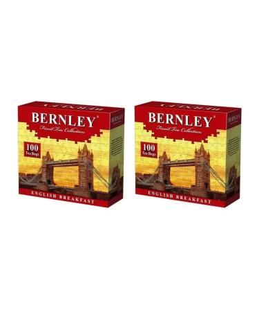 BERNLEY Black tea English Breakfast 2 U to 100 bags