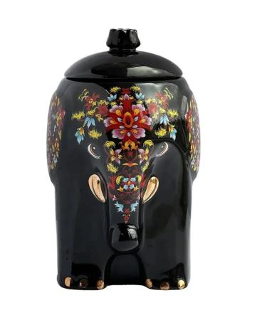 GET&JOY Black tea in a ceramic bank Black Elephant 50 g - Buy Online on GoSupps.com