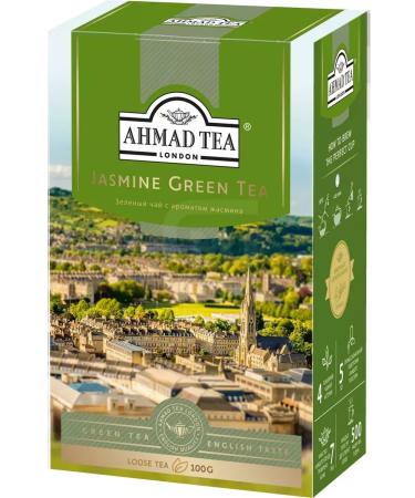 Ahmad Tea Green tea with leaf jasmine 3 packages - Buy Online on GoSupps.com