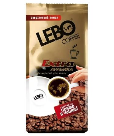 Lebo Ground coffee for a cup Extra 200 g