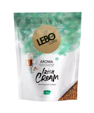 Lebo Coffee soluble sublimated aroma Irish Cream 70g 1UP - Buy Online on GoSupps.com