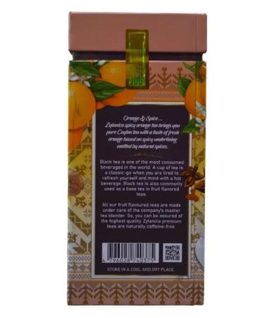 Zylanica Tea Ceylon Premium Tea Collection Orange & Spice 200 g - Buy Online on GoSupps.com