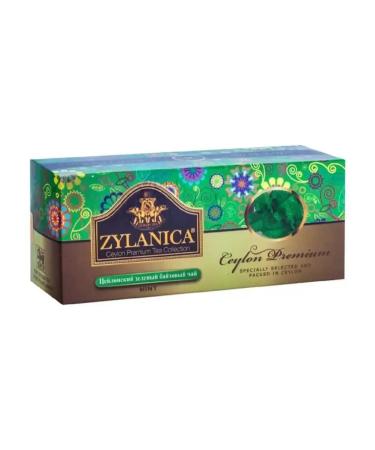 Zylanica Tea Ceylon Premium Collection green with mint 25 bags