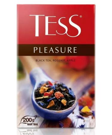 TESS Pleasure tea black sheet 200 g - Buy Online on GoSupps.com