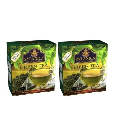 Zylanica Green tea Ceylon 20 pack 2 packages