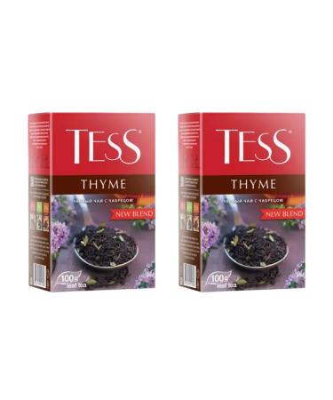 TESS Black tea with thyme 2 units 100 g