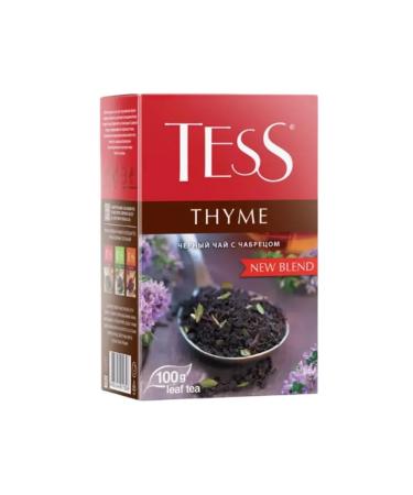 TESS Black tea with thyme 2 units 100 g - Buy Online on GoSupps.com