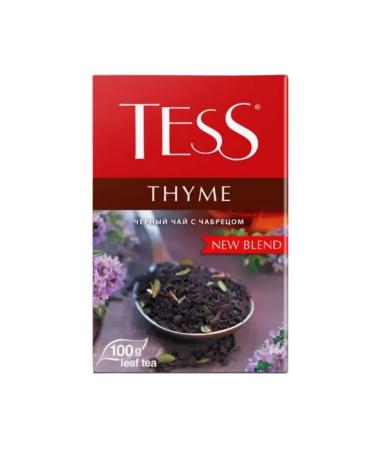 TESS Black tea with thyme 2 units 100 g - Buy Online on GoSupps.com