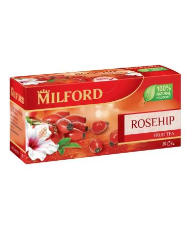 Milford Herbal rosehip tea 12 o it is 20 pack - Buy Online on GoSupps.com
