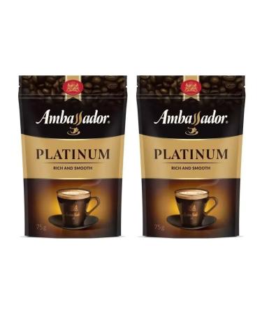 Ambassador Soluble coffee Platinum 75 g 2 units