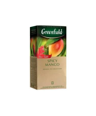 Greenfield Spicy Mango tea 25 bags x 2 g - Buy Online on GoSupps.com
