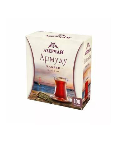 Azerchay Tea Armuda thyme black 100 pack - Buy Online on GoSupps.com