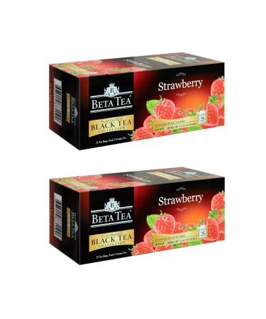 Beta Tea Black breeded strawberries 2 units of 25 bags