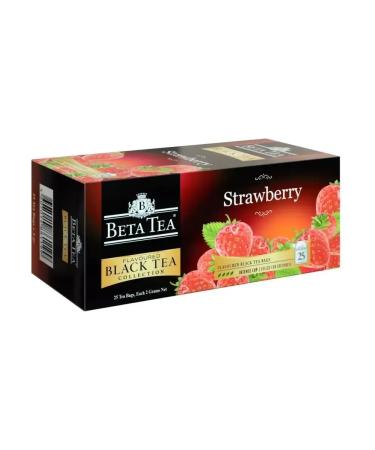 Beta Tea Black breeded strawberries 2 units of 25 bags - Buy Online on GoSupps.com