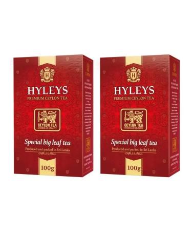HYLEYS Black tea is especially large -leaf 2 units of 100 g