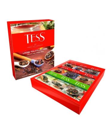 TESS Leaf Loose Tea Collection Leaf Assorted 9 types 350 g - Buy Online on GoSupps.com